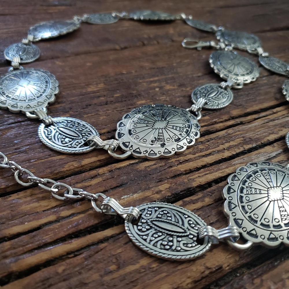 Silver Concho Belt